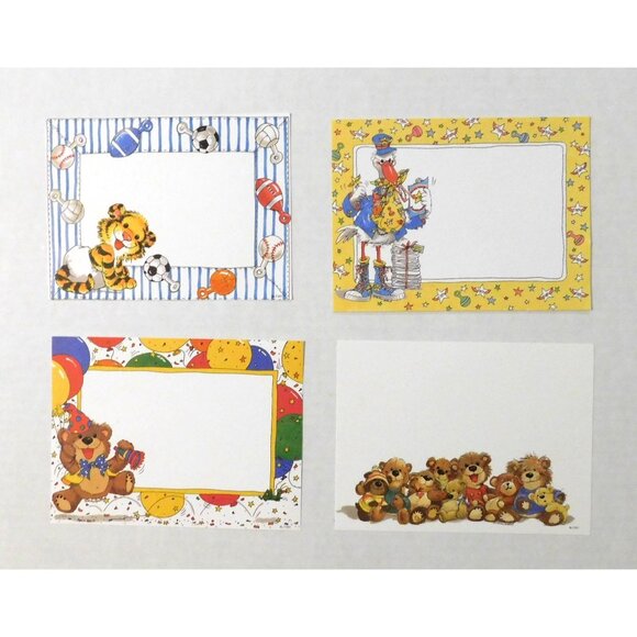 Suzys Zoo Bundle 12 Sheets Paper 8.5x11 Misc Stickers 4 Frames Cute Animals - Picture 2 of 10